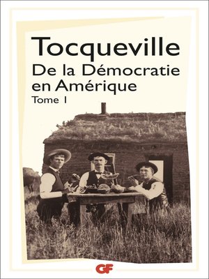 cover image of De la Démocratie en Amérique, Tome 1